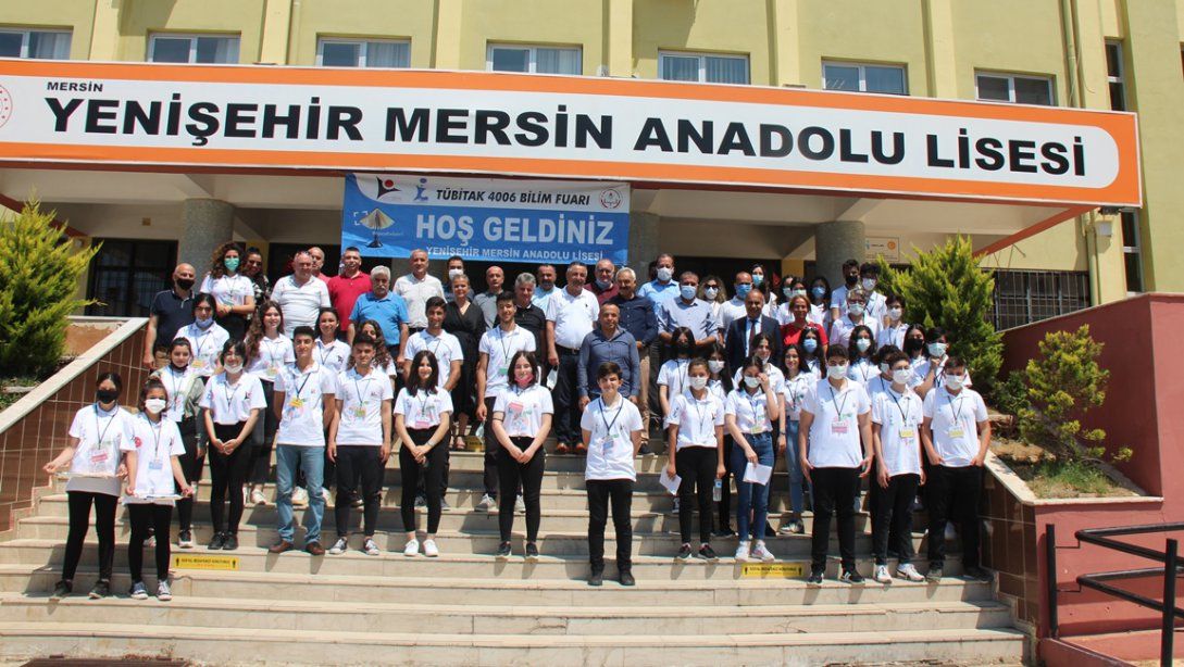 Yenişehir Mersin Anadolu Lisesi Müdürlüğü Tübitak Sergi Açılışı İlçe Milli Eğitim Müdür Vekili Nureddin CAN'ın Katılımı ile Yapıldı