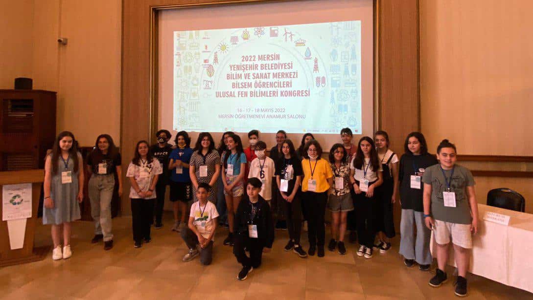 Yenişehir Belediyesi Bilim ve Sanat Merkezi öğrencileri Bilsem Ulusal Fen Bilimleri Kongresi 16-19 Mayıs tarihlerinde Suphi Öner Öğretmenevi'nde gerçekleştirildi.
