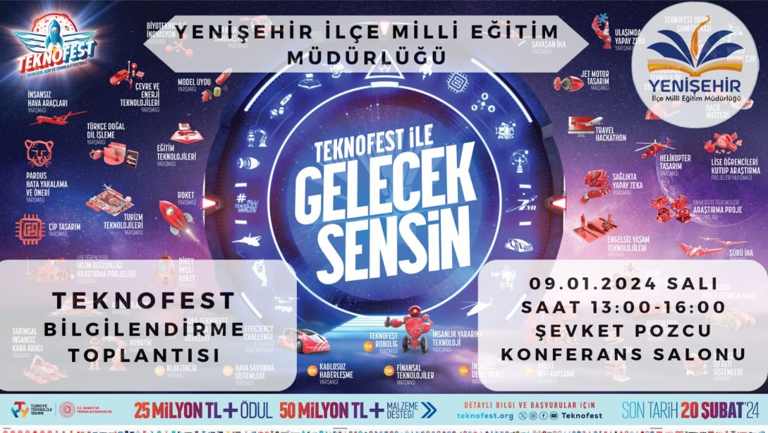 Adana'da yapılması planlanan Teknofest 2024 için geri sayım başladı
