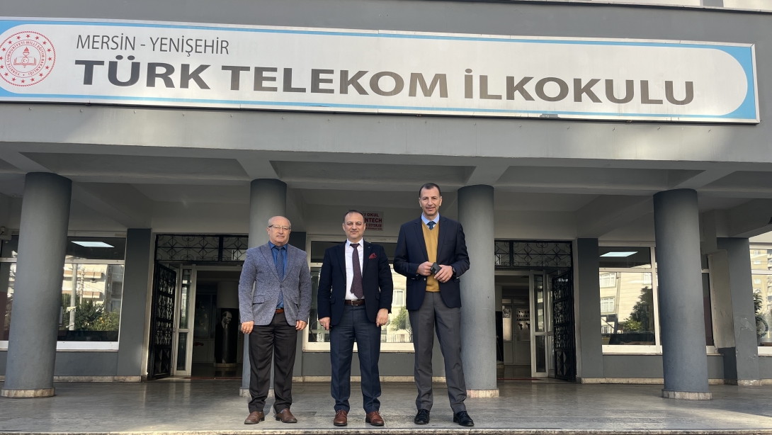 İlçe Milli Eğitim Müdürümüzden Türk Telekom İlkokulumuza Ziyaret