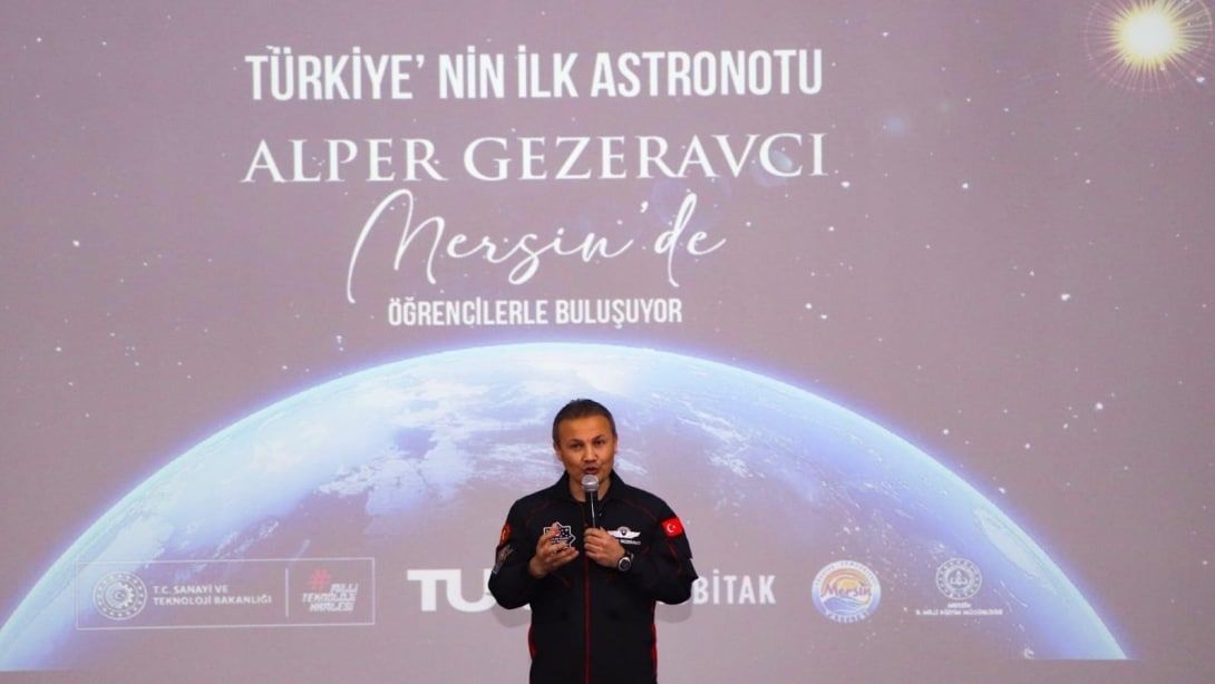 Türk Astronotumuz Alper Gezeravcı, Eyüp Aygar Fen Lisesi'nde Öğrencilerimizle Buluştu